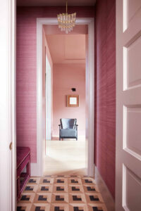 pink hallway