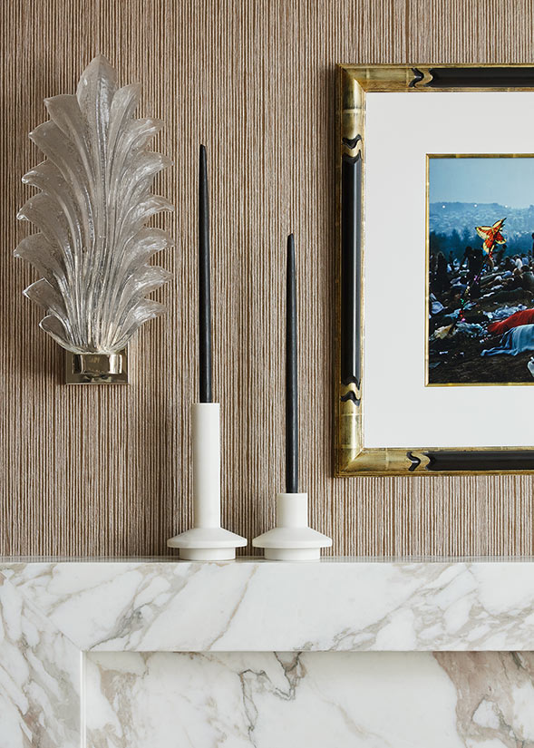 lincoln park home mantel